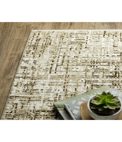 Oriental Weavers REED re03a Ivory/Brown Rug 3' 3X5'