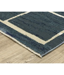 Oriental Weavers Reed Re04B Blue/ Ivory 3 Ft. 3 In. X 5 Ft. Rectangle Rug