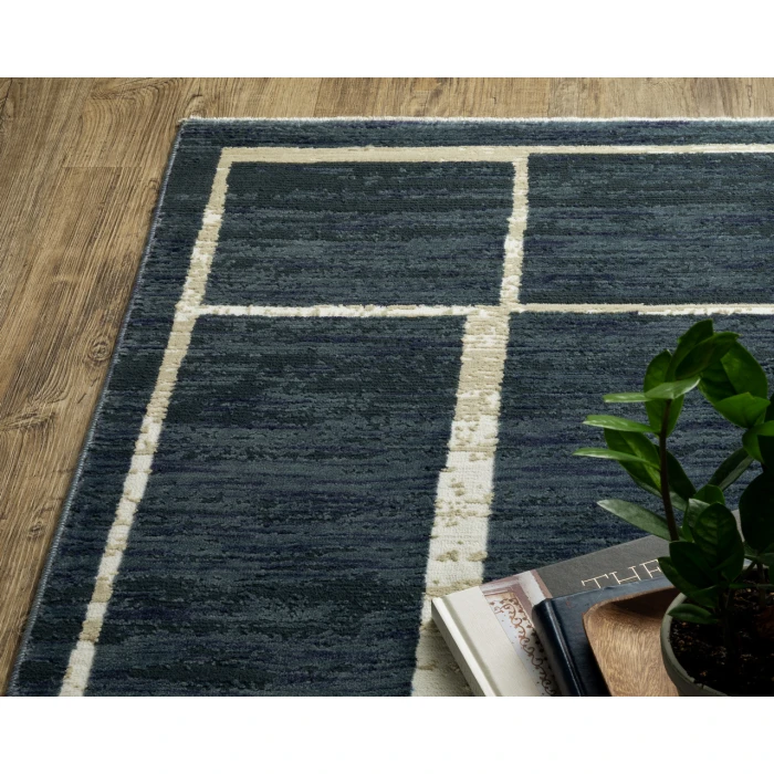 Oriental Weavers REED re04b Blue/Ivory Rug 9'10X12'10