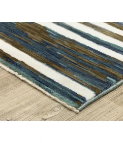 Oriental Weavers Reed Re05A Ivory/ Blue 3 Ft. 3 In. X 5 Ft. Rectangle Rug