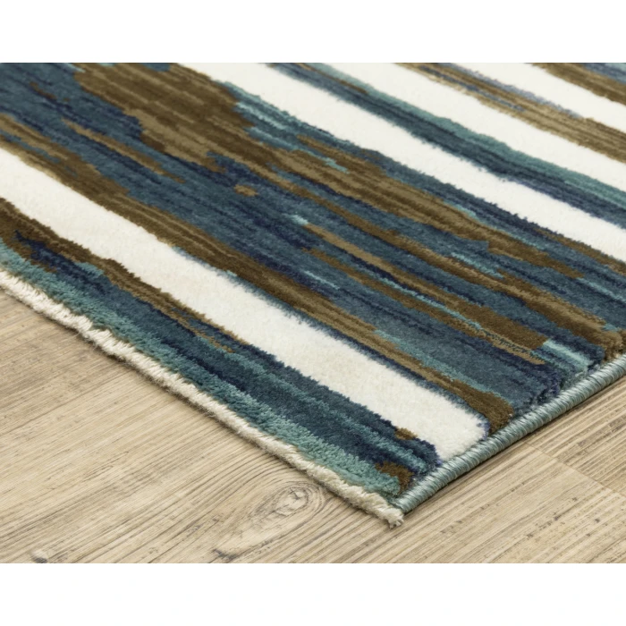 Oriental Weavers REED re05a Ivory/Blue Rug 3' 3X5'