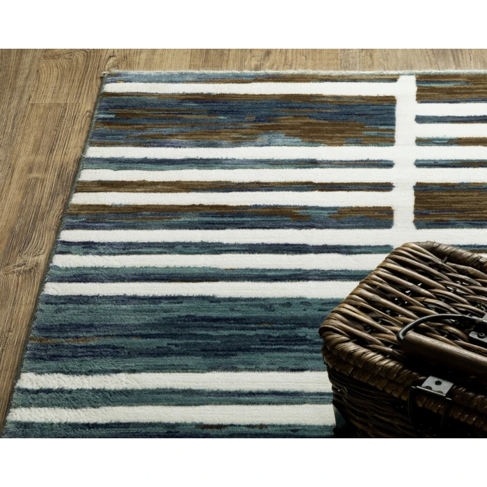 Oriental Weavers REED re05a Ivory/Blue Rug 3' 3X5'