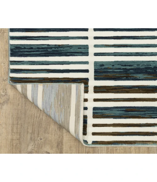 Oriental Weavers REED re05a Ivory/Blue Rug 3' 3X5'