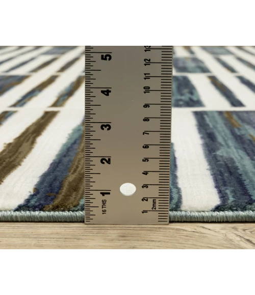 Oriental Weavers REED re05a Ivory/Blue Rug 3' 3X5'