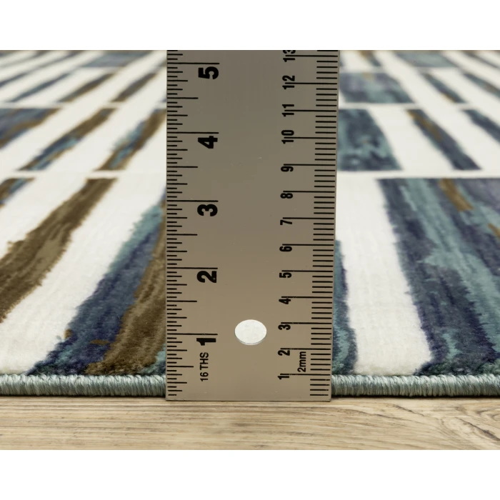 Oriental Weavers REED re05a Ivory/Blue Rug 3' 3X5'