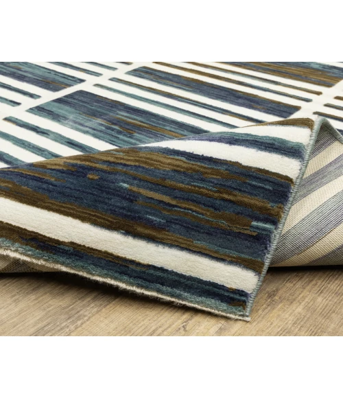 Oriental Weavers REED re05a Ivory/Blue Rug 3' 3X5'