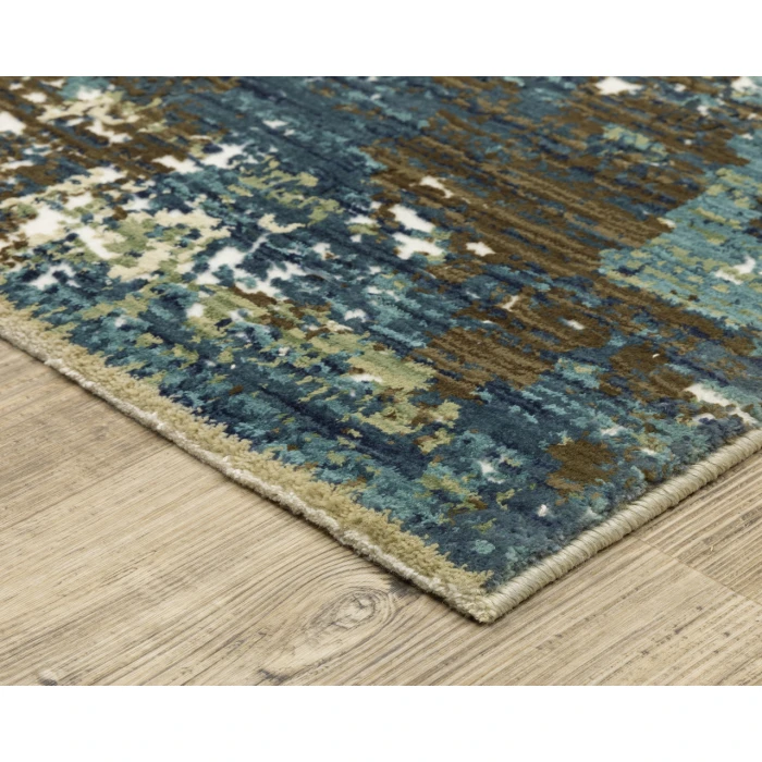 Oriental Weavers REED re06a Blue/Green Rug 9'10X12'10