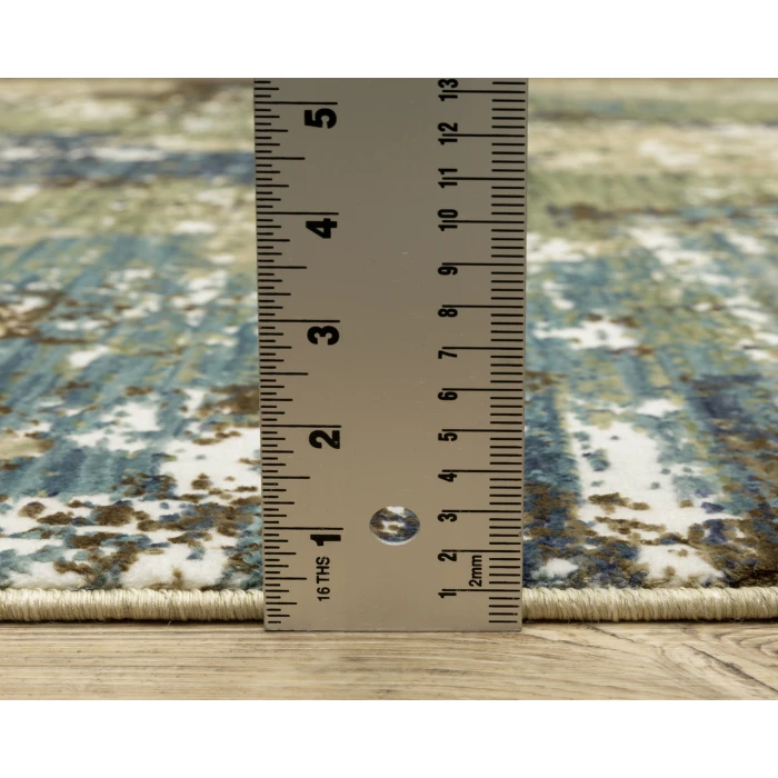 Oriental Weavers REED re06a Blue/Green Rug 9'10X12'10