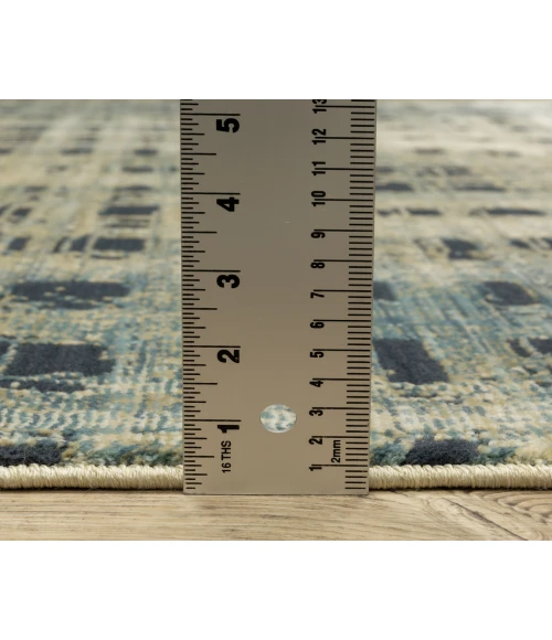 Oriental Weavers REED re07b Beige/Blue Rug 3' 3X5'