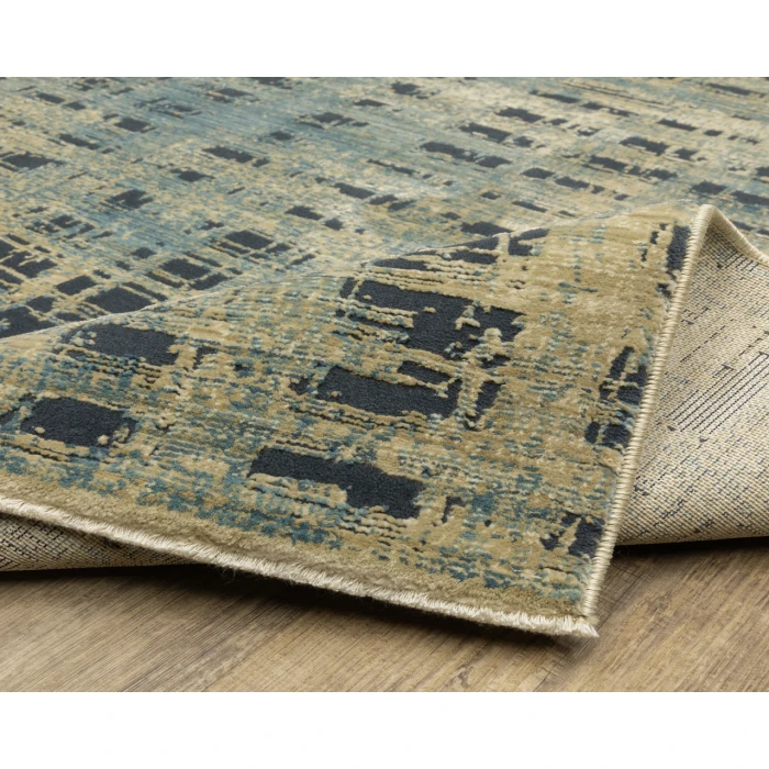 Oriental Weavers REED re07b Beige/Blue Rug 3' 3X5'