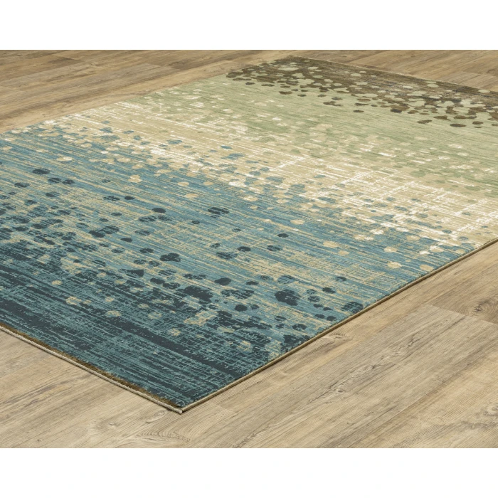 Oriental Weavers REED re08a Blue/Green Rug 3' 3X5'