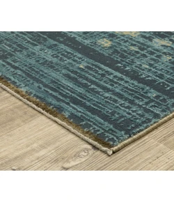 Oriental Weavers Reed Re08A Blue/ Green 6 Ft. 7 In. X 9 Ft. 6 In. Rectangle Rug