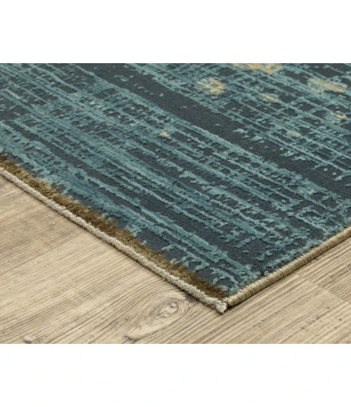 Oriental Weavers REED re08a Blue/Green Rug 6' 7X9' 6