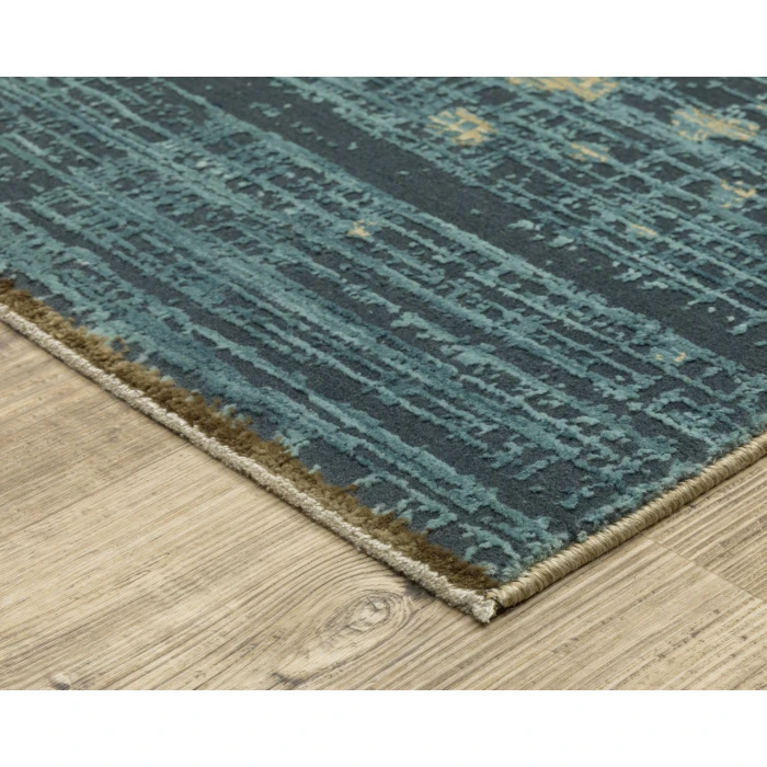 Oriental Weavers REED re08a Blue/Green Rug 3' 3X5'