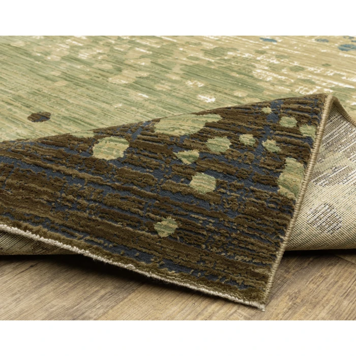 Oriental Weavers REED re08a Blue/Green Rug 3' 3X5'