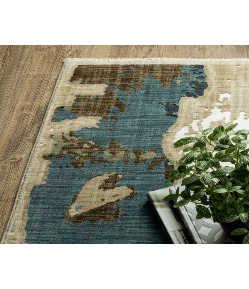 Oriental Weavers REED re11q Beige/Multi Rug 3' 3X5'