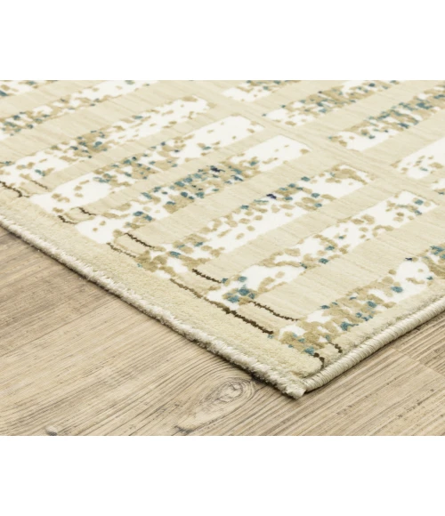 Oriental Weavers REED re12w Ivory/Blue Rug 3' 3X5'