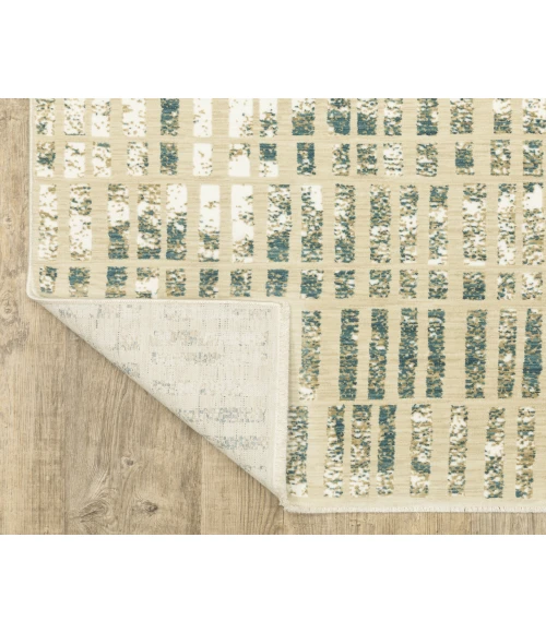 Oriental Weavers REED re12w Ivory/Blue Rug 3' 3X5'