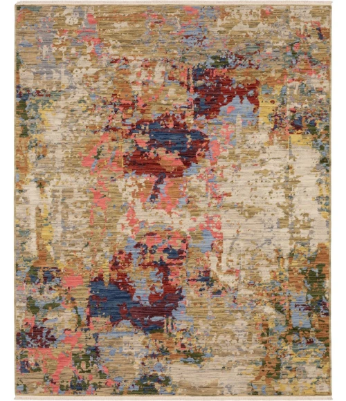 Oriental Weavers SOLERI sol06 Beige/Multi Rug 6'7X9'6