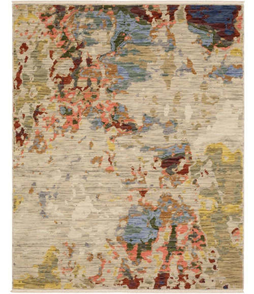 Oriental Weavers SOLERI sol09 Beige/Multi Rug 6'7X9'6