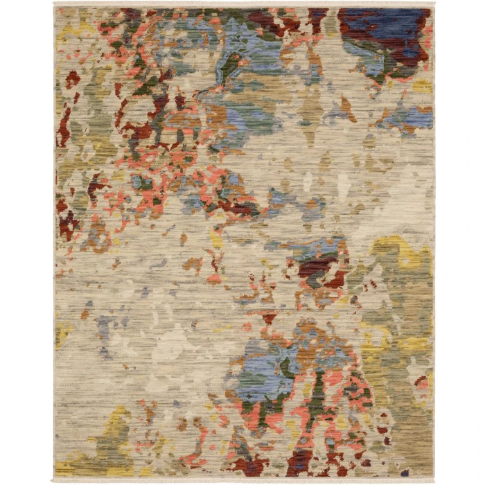 Oriental Weavers SOLERI sol09 Beige/Multi Rug 6'7X9'6