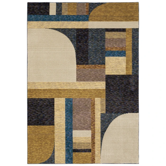 Oriental Weavers Area Rug Strada STR01 Gold 7'10" X 10'10"