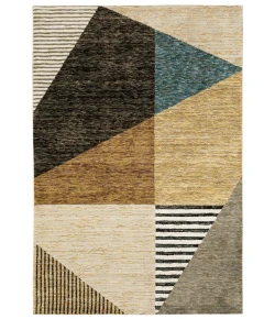 Oriental Weavers Strada Str10 Gold/ Multi Area Rug 8 ft. 6 in. X 11 ft. 7 in. Rectangle