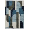 Oriental Weavers Strada Str03 Blue/ Grey Area Rug 7 ft. 10 in. X 10 ft. 10 in. Rectangle