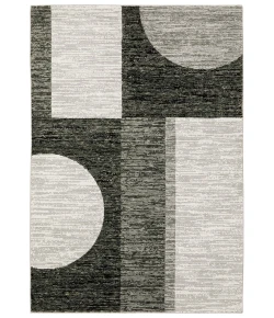 Oriental Weavers Strada Str06 Charcoal/ Grey Area Rug 8 ft. 6 in. X 11 ft. 7 in. Rectangle