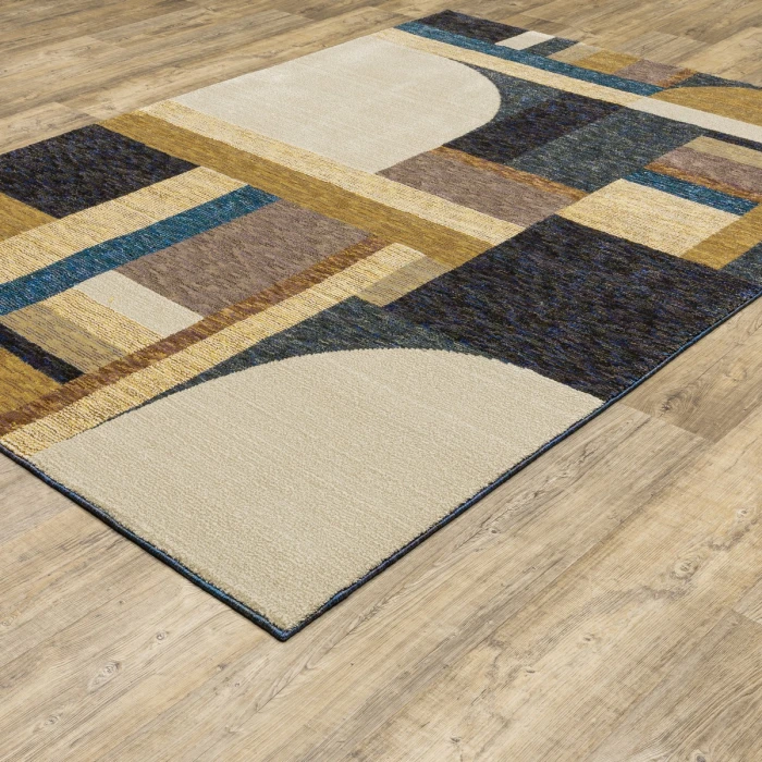 Oriental Weavers Area Rug Strada STR01 Gold 7'10" X 10'10"