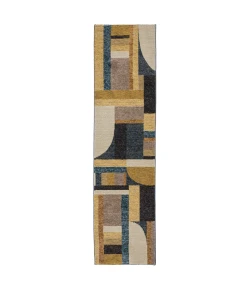 Oriental Weavers Strada Str01 Gold/ Blue Area Rug 2 ft. 3 in. X 8 ft. Runner