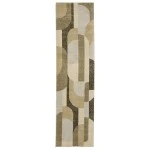 Oriental Weavers Strada Str02 Brown/ Beige Area Rug 2 ft. 3 in. X 8 ft. Runner