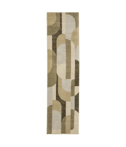 Oriental Weavers Strada Str02 Brown/ Beige Area Rug 2 ft. 3 in. X 8 ft. Runner