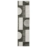 Oriental Weavers Strada Str06 Charcoal/ Grey Area Rug 2 ft. 3 in. X 8 ft. Runner