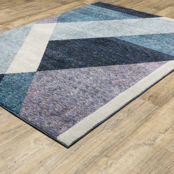Oriental Weavers Area Rug Strada STR08 Blue 7'10" X 10'10"