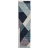 Oriental Weavers Strada Str08 Blue/ Purple Area Rug 2 ft. 3 in. X 8 ft. Runner