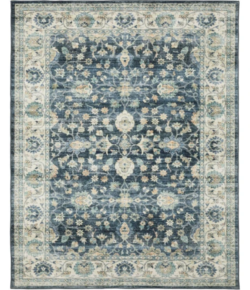 Oriental Weavers SUMTER sum02 Blue/Ivory Rug 2'X8'