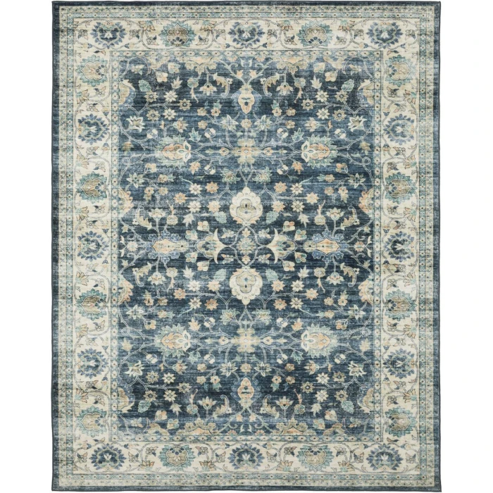 Oriental Weavers SUMTER sum02 Blue/Ivory Rug 2'X3'