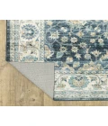 Oriental Weavers SUMTER sum02 Blue/Ivory Rug 2'X8'