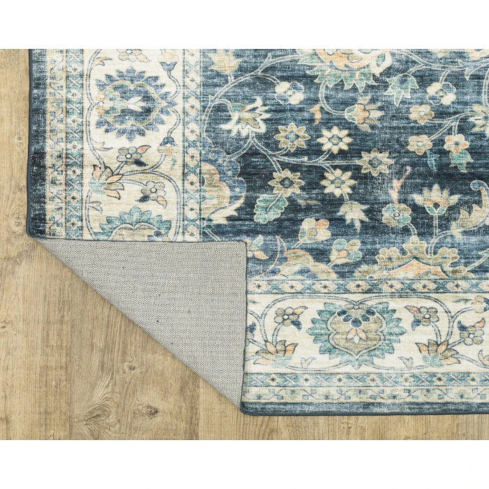 Oriental Weavers SUMTER sum02 Blue/Ivory Rug 2'X3'