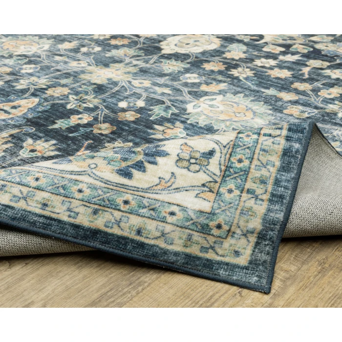 Oriental Weavers SUMTER sum02 Blue/Ivory Rug 2'X3'