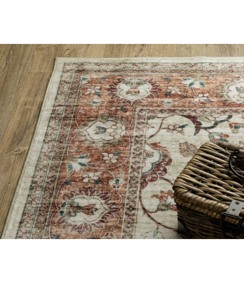 Oriental Weavers SUMTER sum03 Ivory/Rust Rug 7' 6X10'
