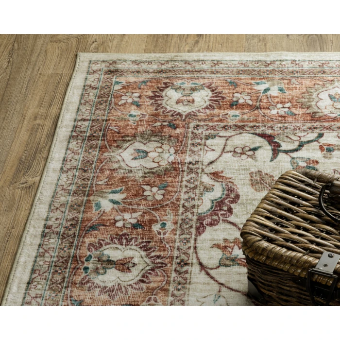 Oriental Weavers SUMTER sum03 Ivory/Rust Rug 5'X7'
