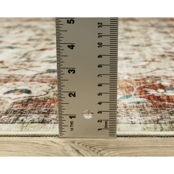 Oriental Weavers SUMTER sum03 Ivory/Rust Rug 5'X7'