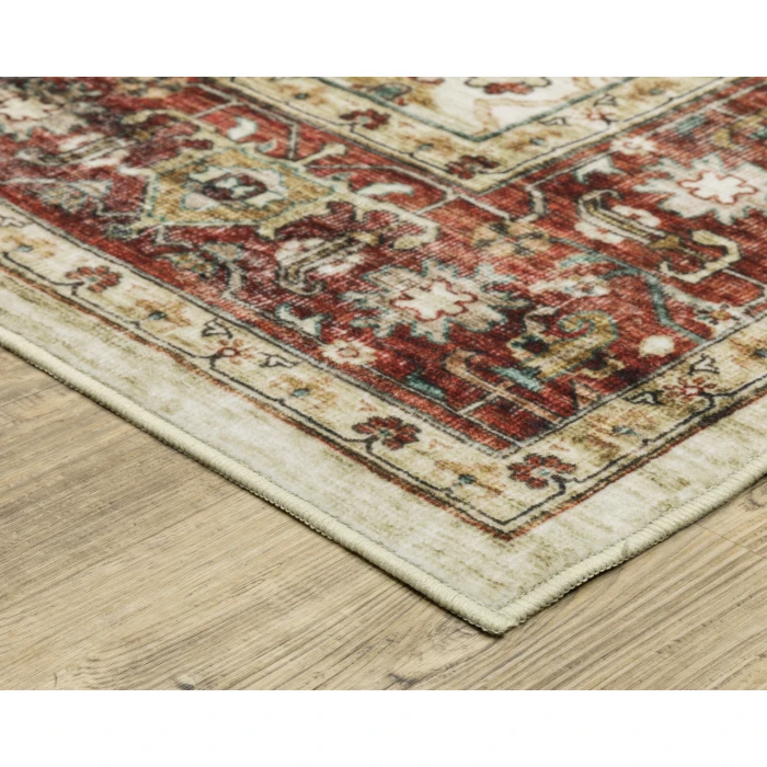 Oriental Weavers SUMTER sum05 Ivory/Red Rug 7' 6X10'