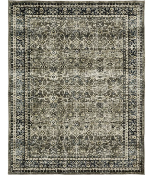 Oriental Weavers SUMTER sum06 Grey/Blue Rug 2'X8'