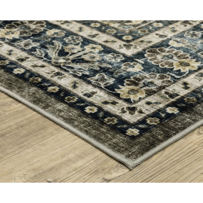 Oriental Weavers SUMTER sum06 Grey/Blue Rug 5'X7'