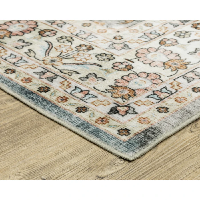 Oriental Weavers SUMTER sum07 Grey/Ivory Rug 5'X7'