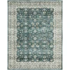 Oriental Weavers Sumter Sum08 Teal/ Ivory 2 Ft. X 8 Ft. Runner Rug