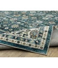 Oriental Weavers SUMTER sum08 Teal/Ivory Rug 2'X8'